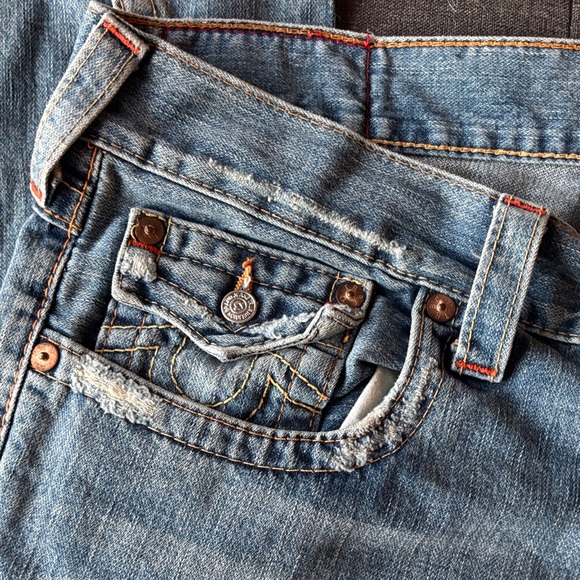 True Religion Men's Light Blue Straight Jeans - Picture 4 of 10